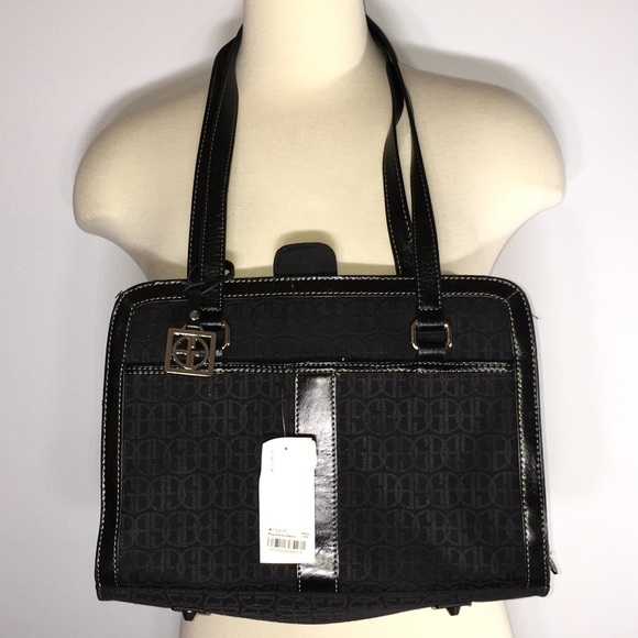 Giani Bernini Handbags - NWT Giani Bernini Canvas Leather Trim Tote Purse